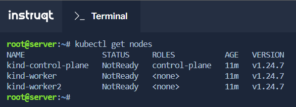 Lab: List the KinD nodes